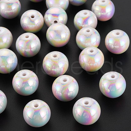 Opaque Acrylic Beads X-MACR-S370-18mm-01-1
