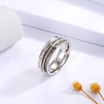 Religion Alloy Finger Rings for Women FS-WGEF616-05-1