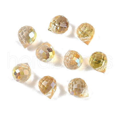 Electroplate Glass Beads EGLA-C008-01A-HP03-1