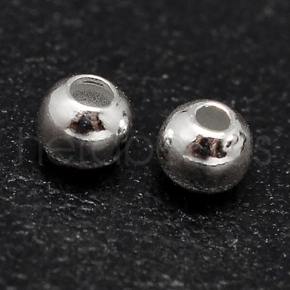 925 Sterling Silver Beads STER-F012-01G-1