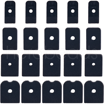 Gorgecraft 120Pcs 4 Style Resin Boning Caps for Wedding Dress AJEW-GF0008-63-1
