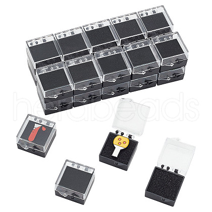 Plastic Box with Sponge CON-WH0106-12B-1