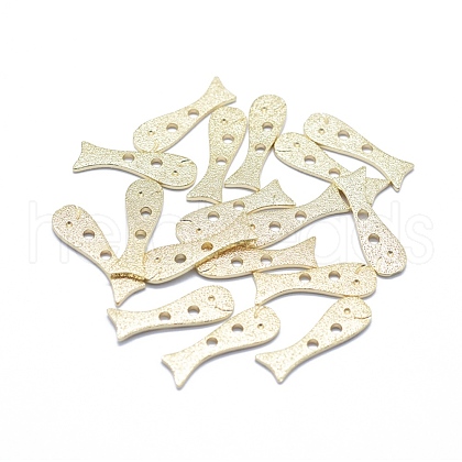 2-Hole Brass Buttons KK-F797-54G-1