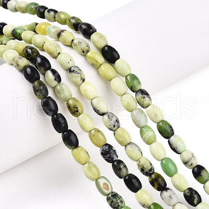 Natural Serpentine Beads Strands G-N346-02A-04-1