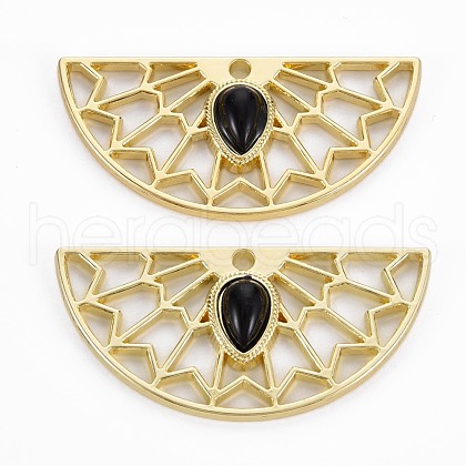 Rack Plating Alloy Pendants PALLOY-S132-244B-RS-1