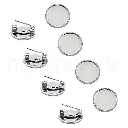 Unicraftale 304 Stainless Steel Brooch Findings STAS-UN0007-87P-1