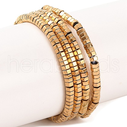 Electroplated Synthetic Non-magnetic Hematite Beads Strands G-H027-F01-01-1