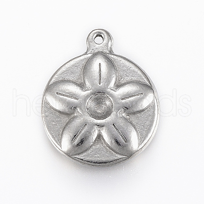 Tarnish Resistant 304 Stainless Steel Pendant Rhinestone Settings STAS-H420-57P-1
