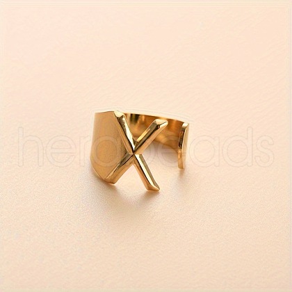 304 Stainless Steel Cuff Rings FS-WGEAFE6-47-1