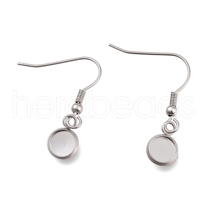 304 Stainless Steel Earring Hooks STAS-H114-07P-1