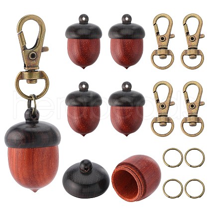 SUNNYCLUE DIY Keychain Making Kit DIY-SC0023-88-1