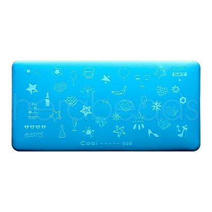 Stainless Steel Nail Art Stamping Plates MRMJ-Q068-009-1