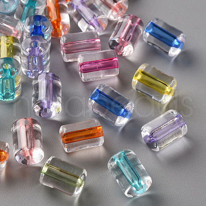 Transparent Acrylic Beads X-TACR-S154-17A-1