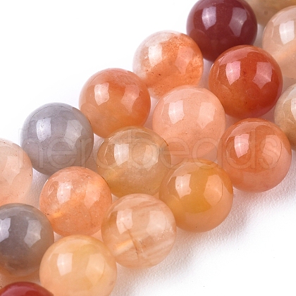 Natural Golden Silk Jade Beads Strands G-L538-034-6mm-1