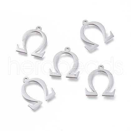 Tarnish Resistant 304 Stainless Steel Charms STAS-K215-13P-1