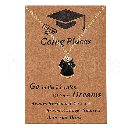 Graduation Theme Alloy Pendant Necklaces FS-WGD71B9-03-1