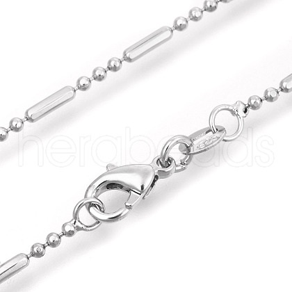Stainless Steel Chain Necklaces NJEW-M146-04-1