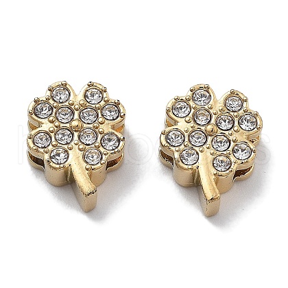 PVD Vacuum Plating 304 Stainless Steel Crystal Rhinestone Beads SATS-R130-02G-01-1