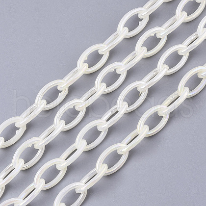 Acrylic Opaque Cable Chains PACR-N009-001L-1
