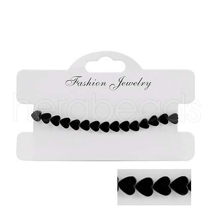 Natural Non-magnetism Hematite Bradided Bead Bracelets for Women Men ZJ6081-3-1