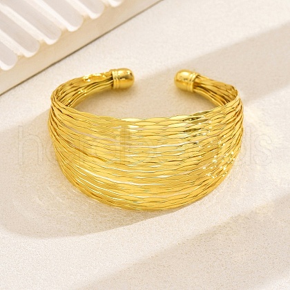 Elegant Brass Cuff Bangles KZ6655-1