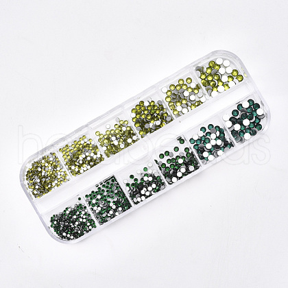 Glass Rhinestone Cabochons MRMJ-S016-004B-1