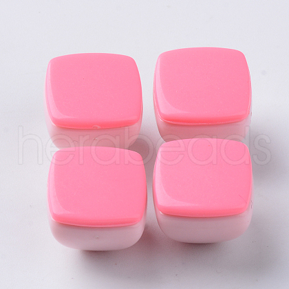 Opaque Acrylic Beads SACR-N007-12E-1