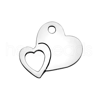 201 Stainless Steel Charms STAS-Q201-T148-1