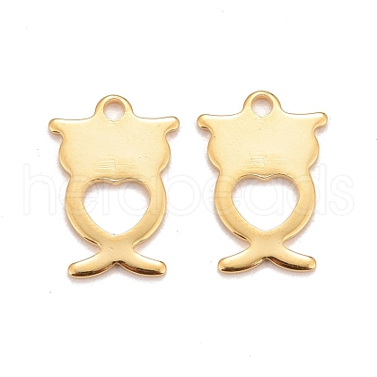 201 Stainless Steel Charms STAS-K217-27G-1
