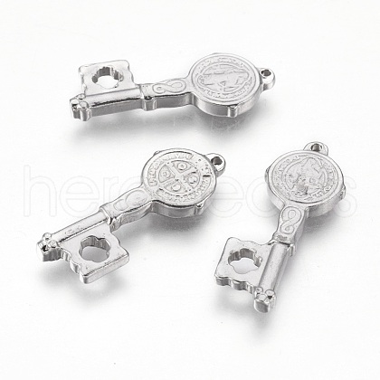 Non-Tarnish 201 Stainless Steel Pendants X-STAS-O118-02P-1