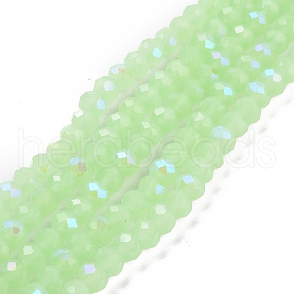 Electroplate Glass Beads Strands EGLA-A034-J10mm-L04-1
