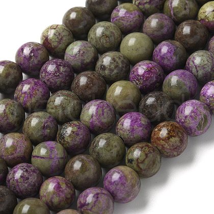 Natural Atlantisite Stichtite Beads Strands G-C168-A01-03-1