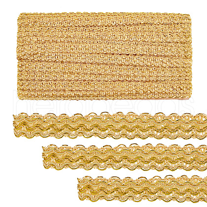 Filigree Corrugated Lace Ribbon OCOR-WH0080-10A-1