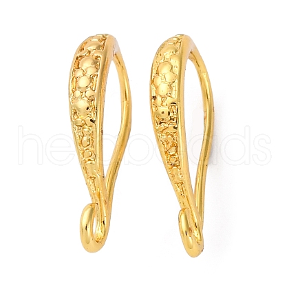 Brass Earring Hooks KK-D378-04G-1