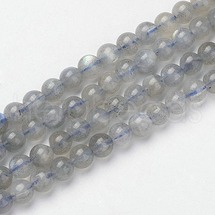 Natural Labradorite Beads Strands G-F362-08-5mm-1