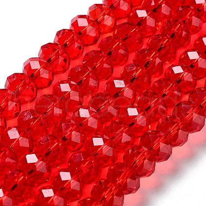 Glass Beads Strands GR12MMY-47L-1