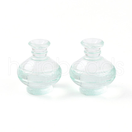 Resin Porcelain Vase Miniature  Ornaments AJEW-Q009-01C-1