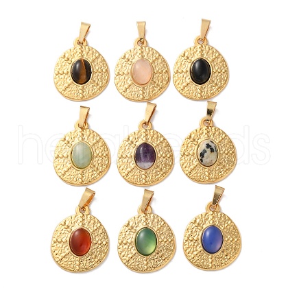 Natural Mixed Gemstone Pendants STAS-C120-11G-1