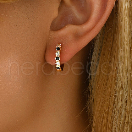 Elegant Brass Hoop Earrings WQ9921-1