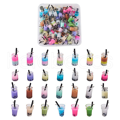 Cheriswelry Glass Bottle Pendants & Plastic Pendants CRES-CW0001-01-1