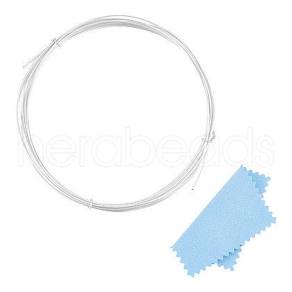 Unicraftale 2M Half Hard 925 Sterling Silver Wire STER-UN0001-32A-1