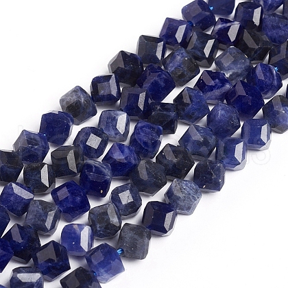 Natural Sodalite Beads Strands G-E560-B02-1