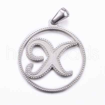 Non-Tarnish 304 Stainless Steel Pendants STAS-K162-077P-1