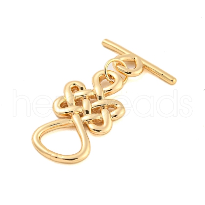 Brass Toggle Clasps KK-A223-22G-1
