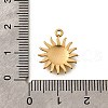 304 Stainless Steel Pendants STAS-C122-02G-3
