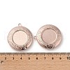 Brass Locket Pendants KK-K277-08RG-3