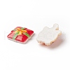 Opaque & Transparent Resin Cabochons RESI-XCP0001-85-3