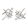 Rack Plating Alloy Pendants PALLOY-F286-03P-3