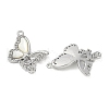 Brass Micro Pave Cubic Zirconia Pendants KK-U043-30P-01-2