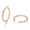 304 Stainless Steel Hoop Earring EJEW-F257-13G-1